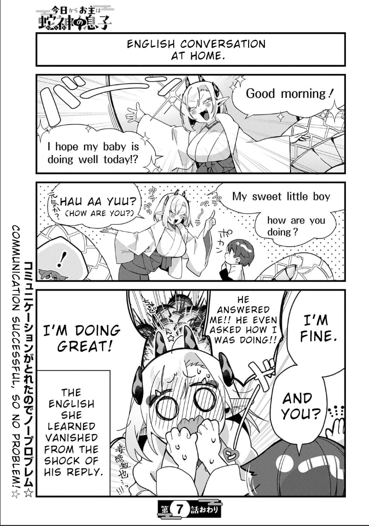 Kyou kara Onushi wa Warawa no Musuko Chapter 7 page 10 - 