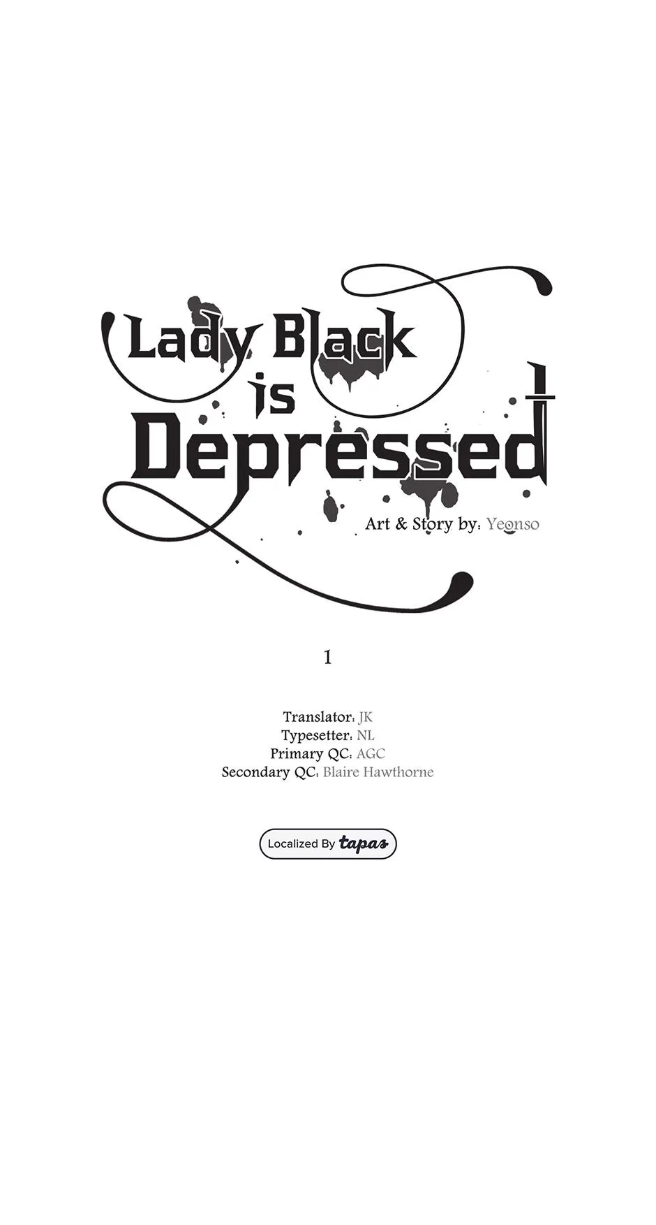 Lady Black is depressed Chapter 1 page 24 - 