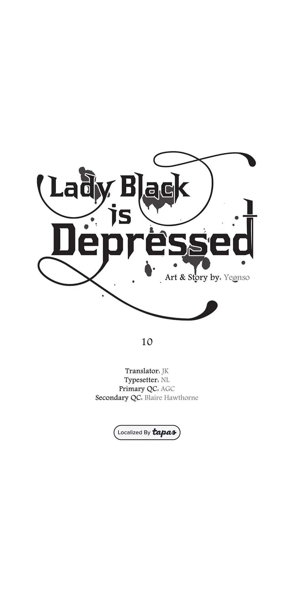 Lady Black is depressed Chapter 10 page 1 - 