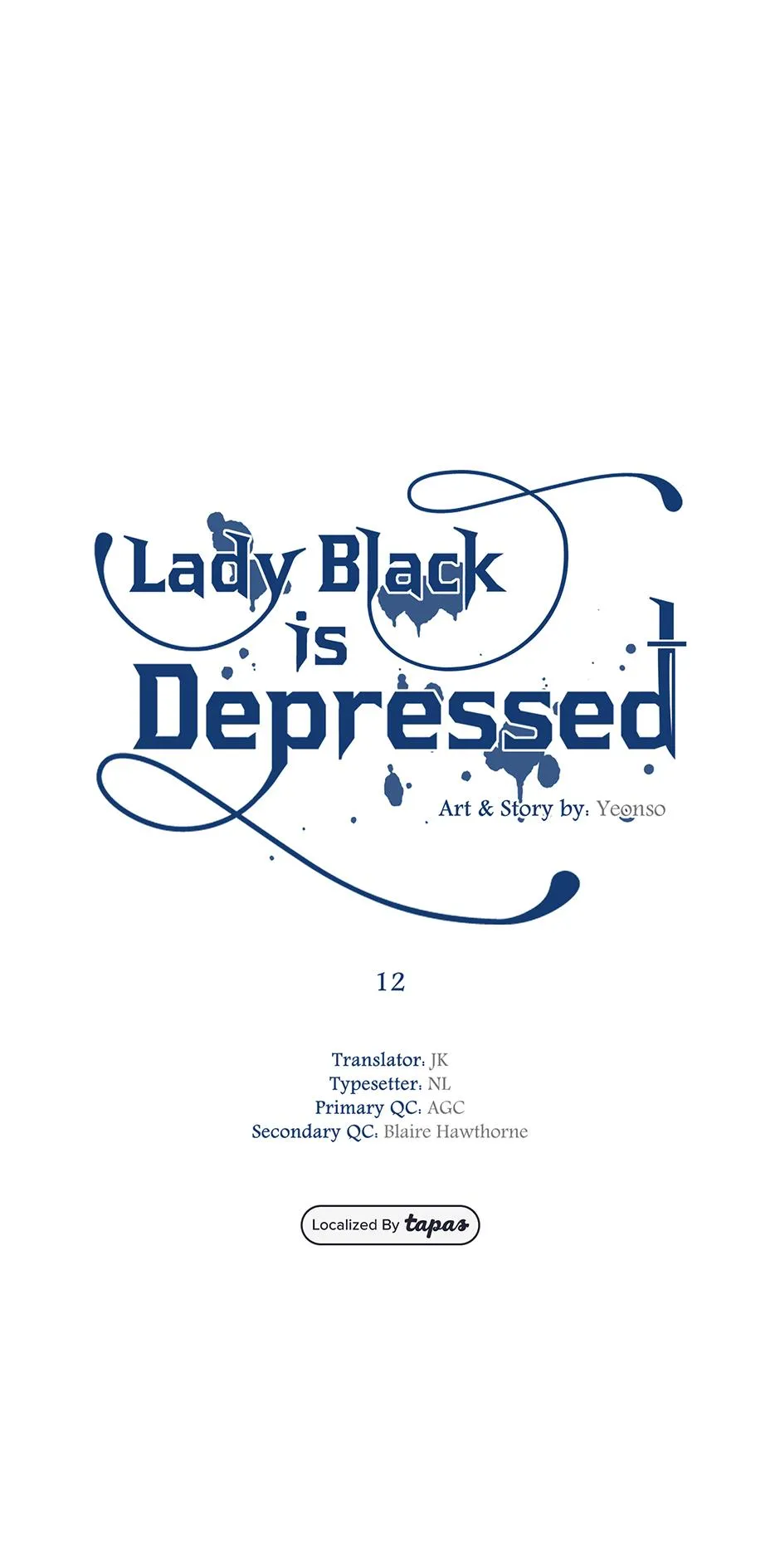 Lady Black is depressed Chapter 12 page 8 - 