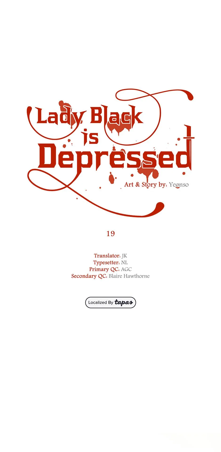 Lady Black is depressed Chapter 19 page 14 - 