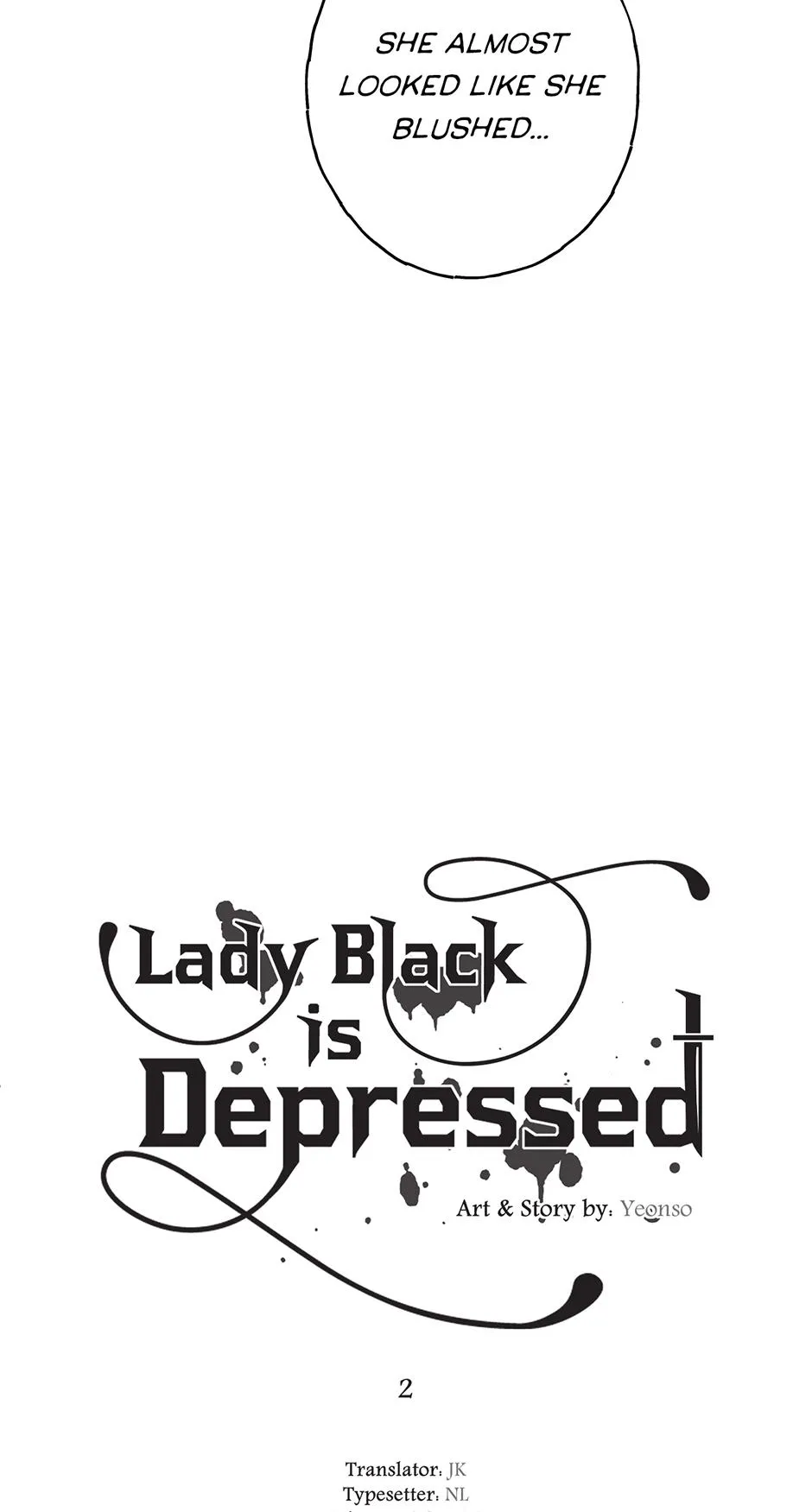 Lady Black is depressed Chapter 2 page 10 - 