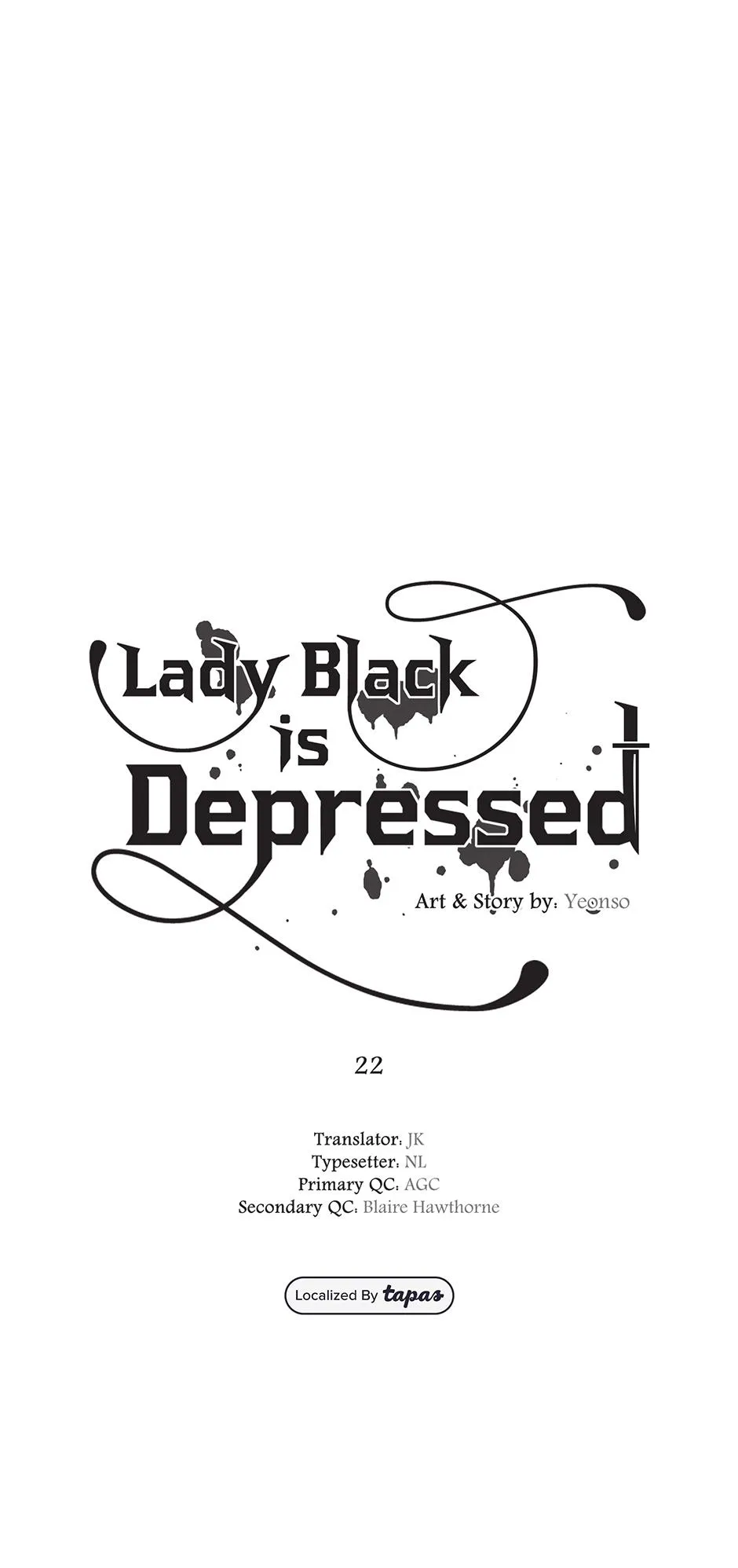 Lady Black is depressed Chapter 22 page 1 - 
