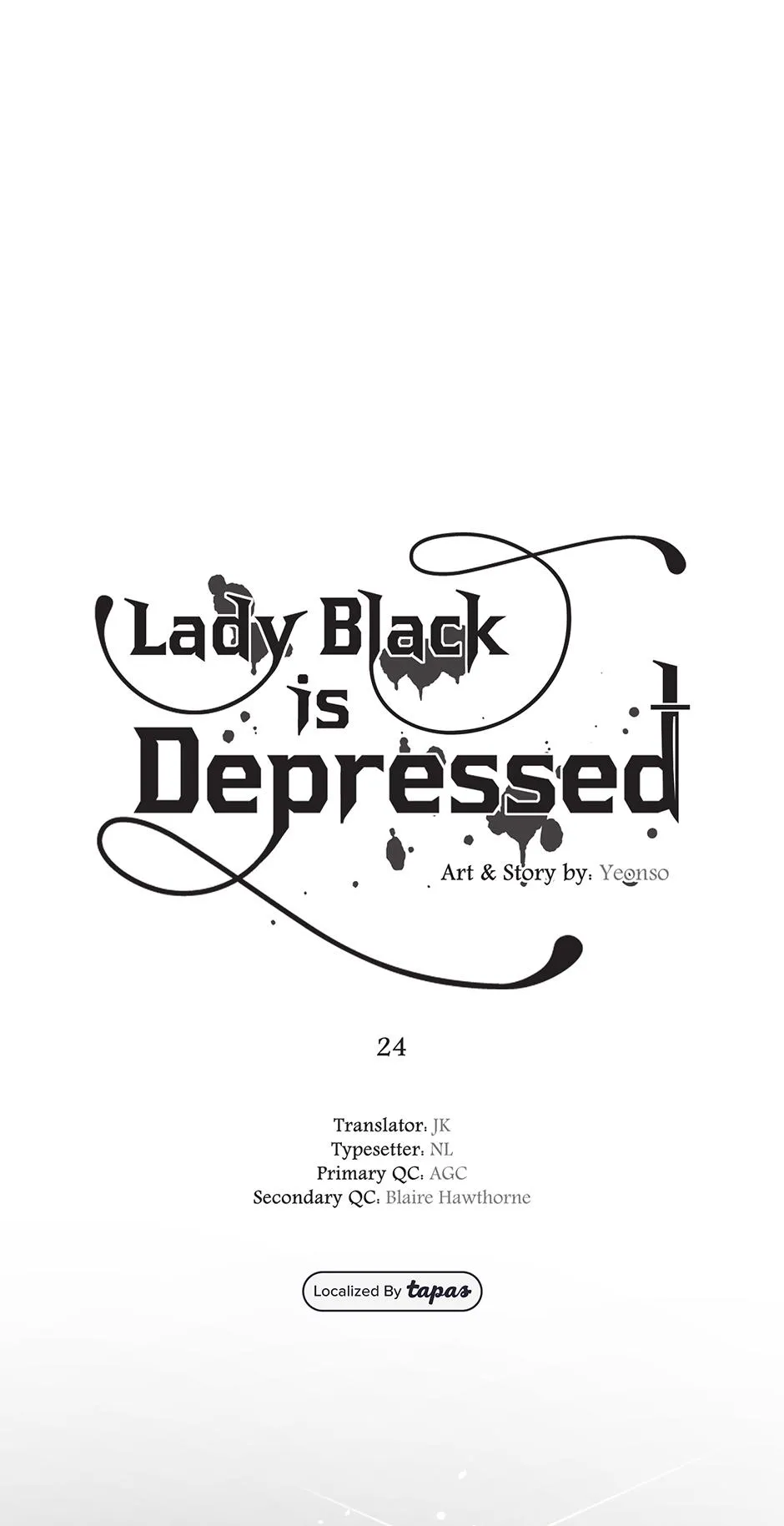 Lady Black is depressed Chapter 24 page 14 - 