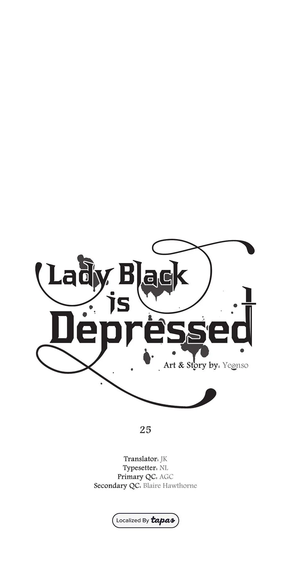 Lady Black is depressed Chapter 25 page 1 - 