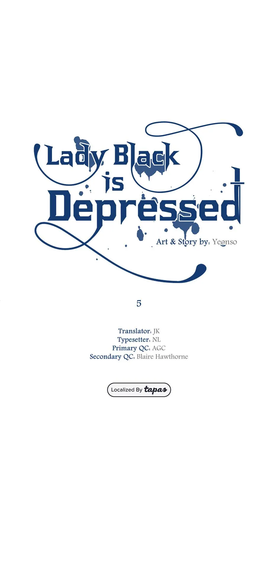 Lady Black is depressed Chapter 5 page 7 - 