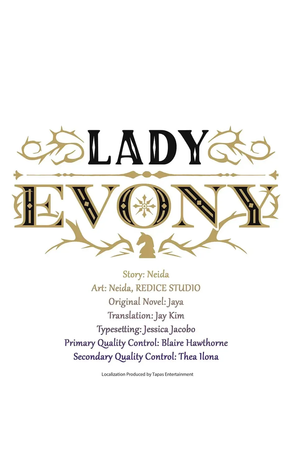 Lady Evony Chapter 103 page 2 - 