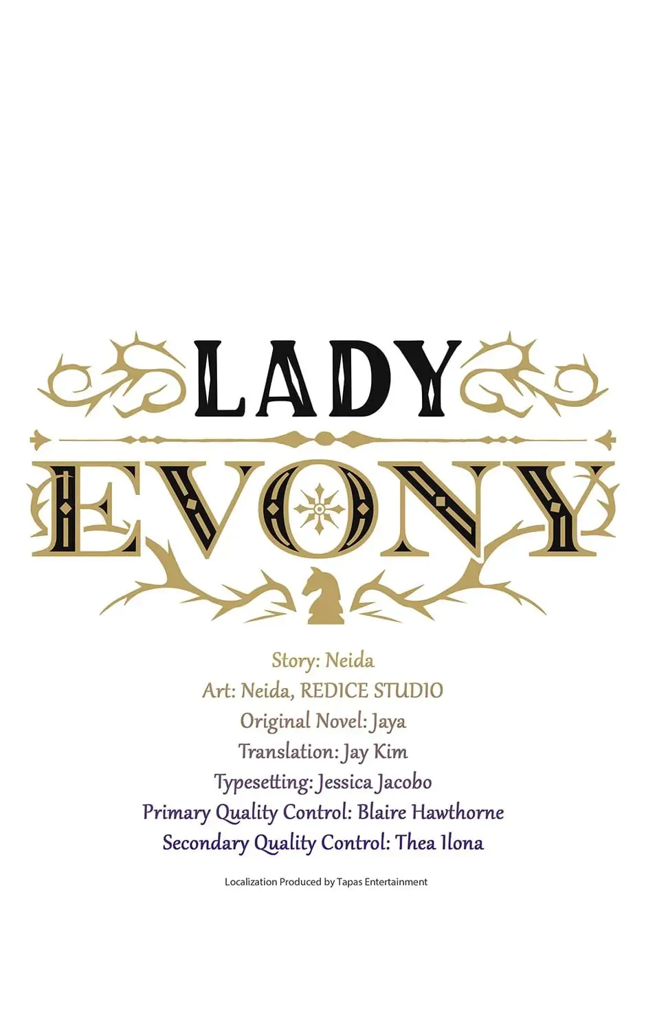 Lady Evony Chapter 111 page 1 - 