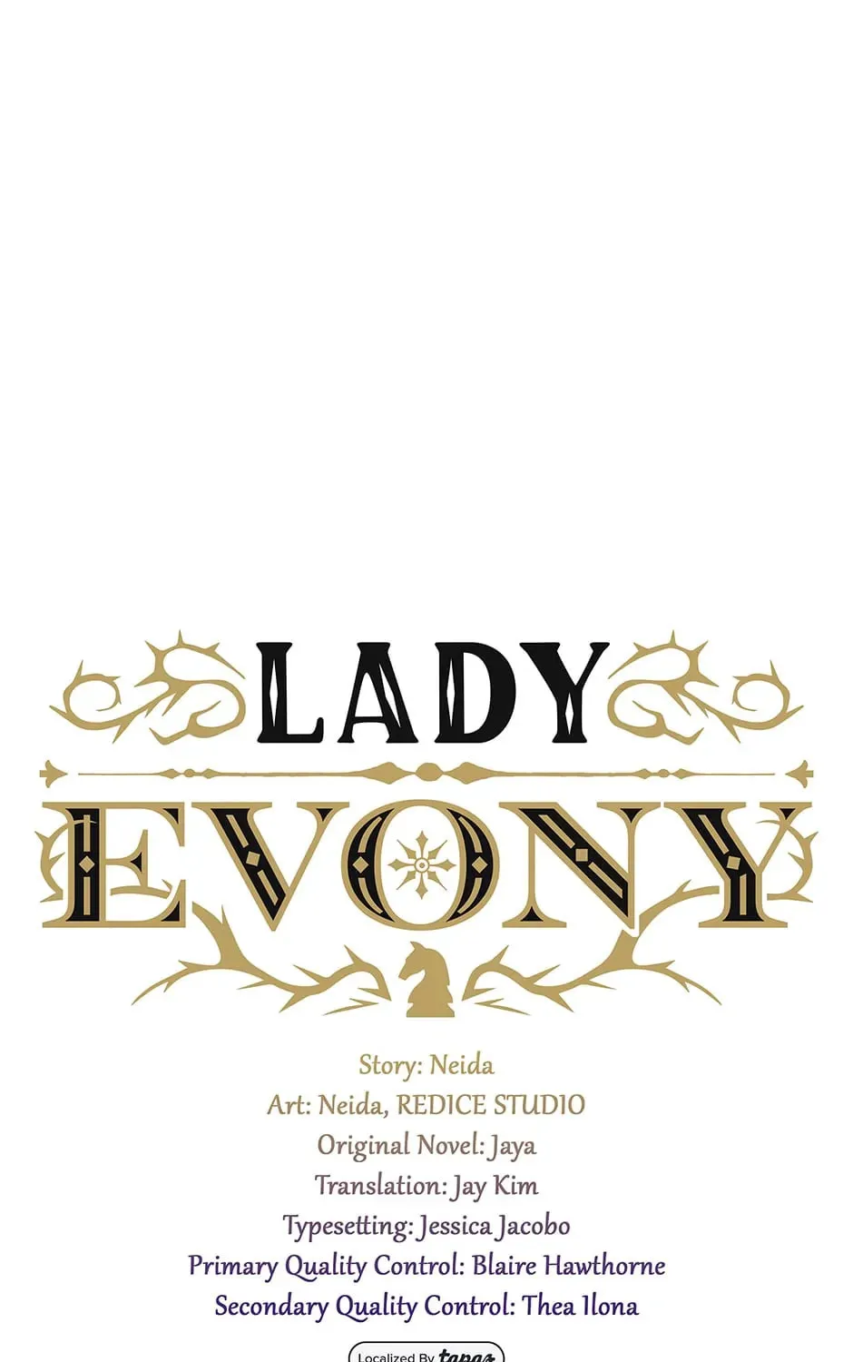 Lady Evony Chapter 122 page 1 - 