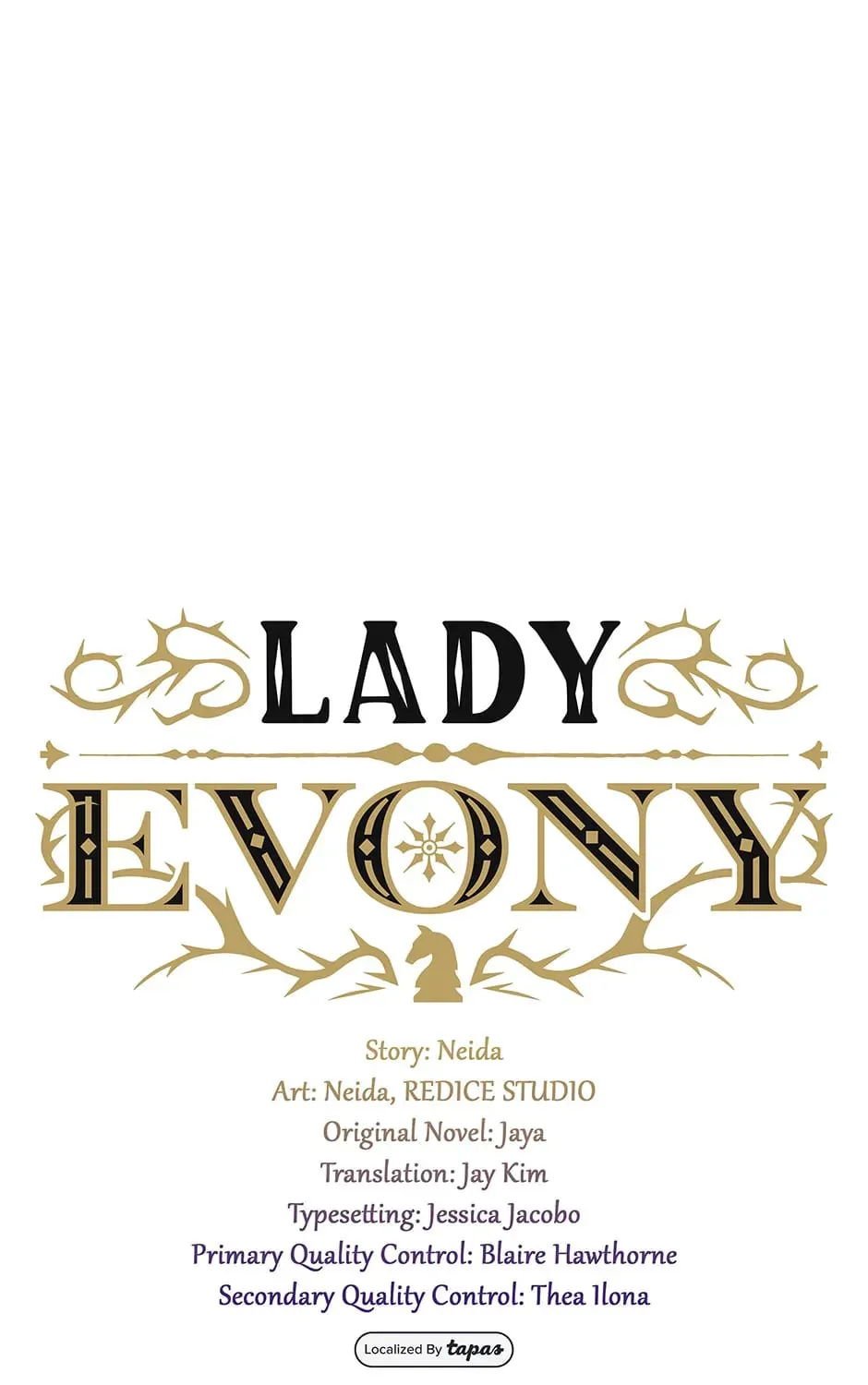 Lady Evony Chapter 127 page 1 - 