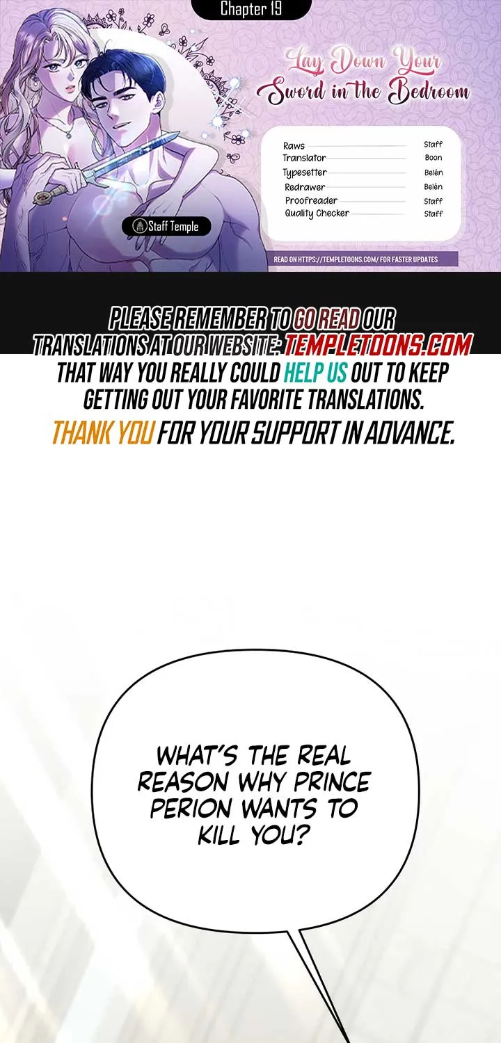 Lay Down Your Sword in the Bedroom Chapter 19 page 1 - 