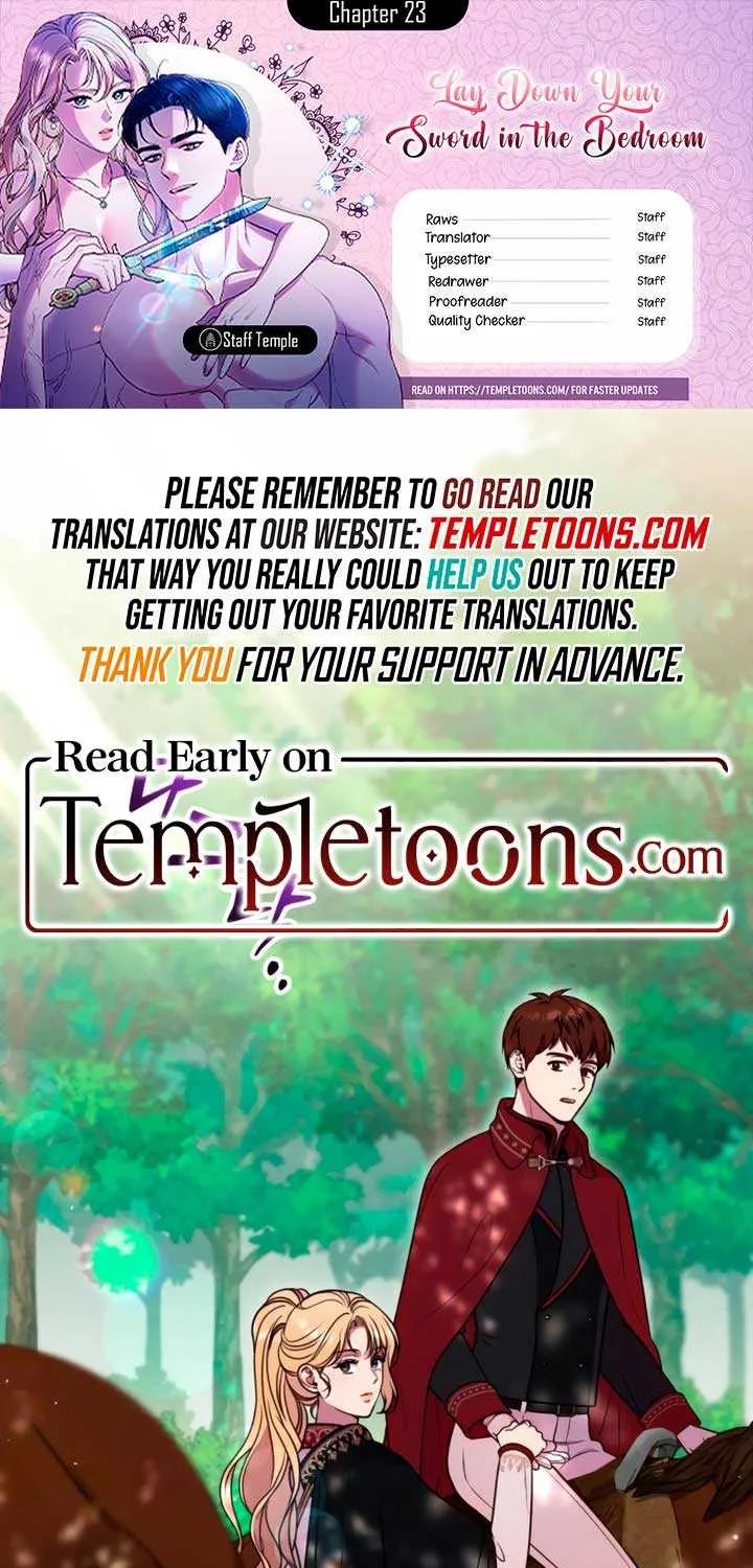 Lay Down Your Sword in the Bedroom Chapter 23 page 1 - 