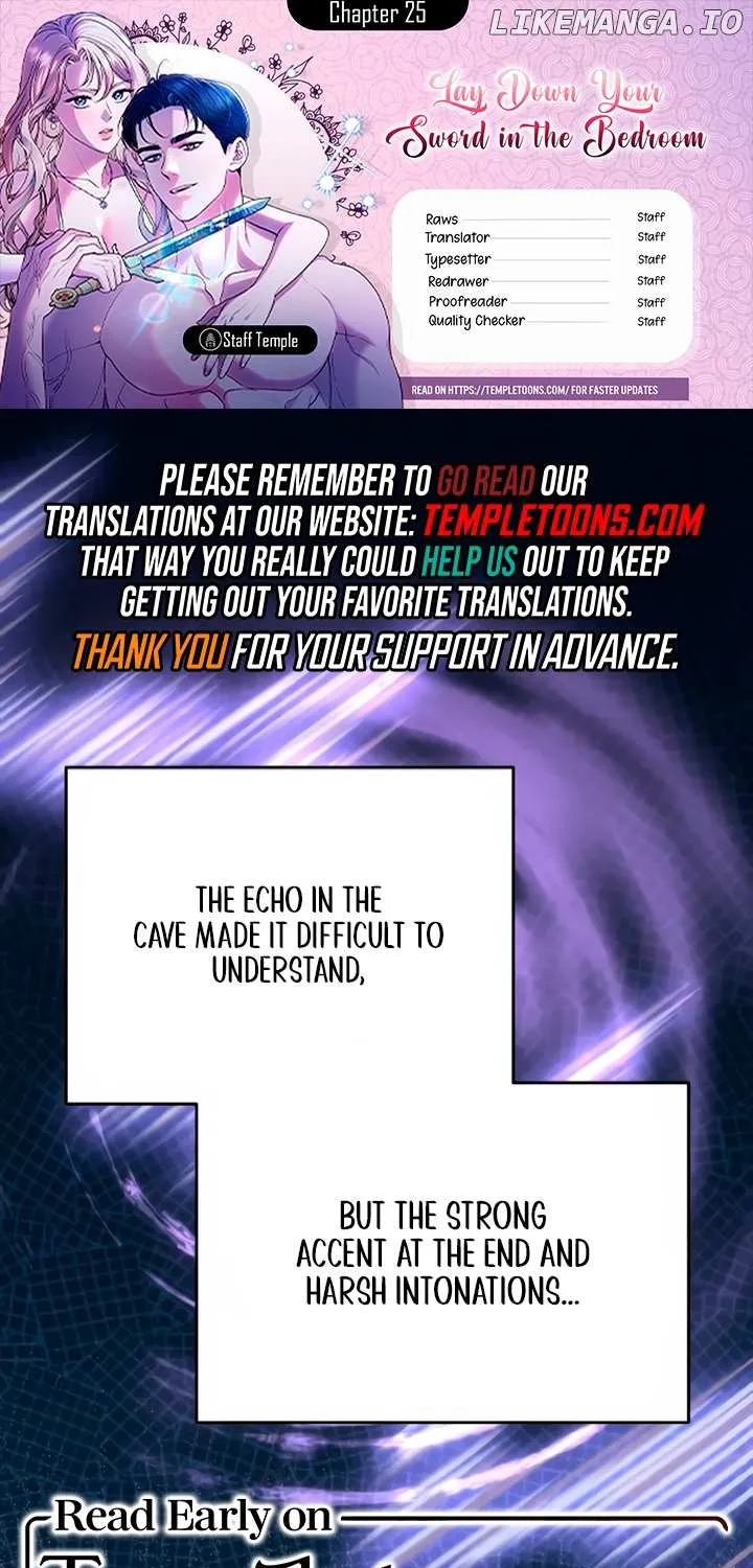 Lay Down Your Sword in the Bedroom Chapter 25 page 1 - 