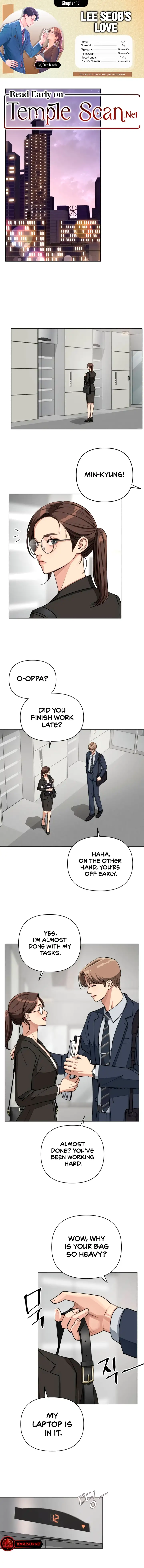 Lee Seob’s love Chapter 19 page 1 - 