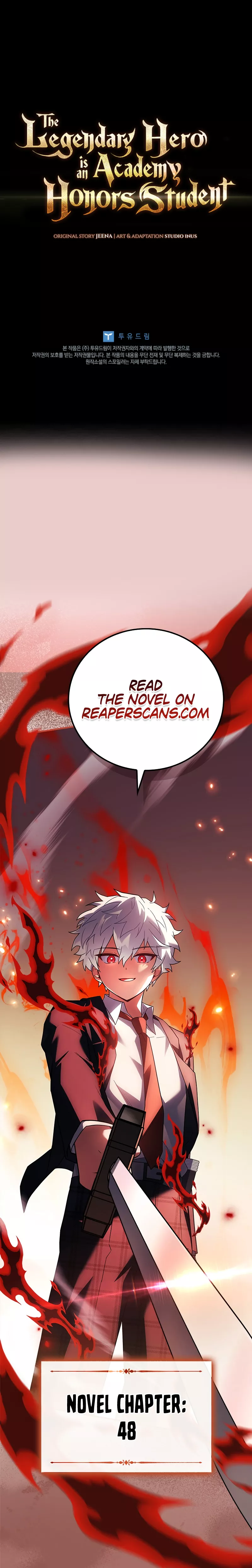 Legendary Hero Is an Academy Honors Student Chapter 33 page 48 - 