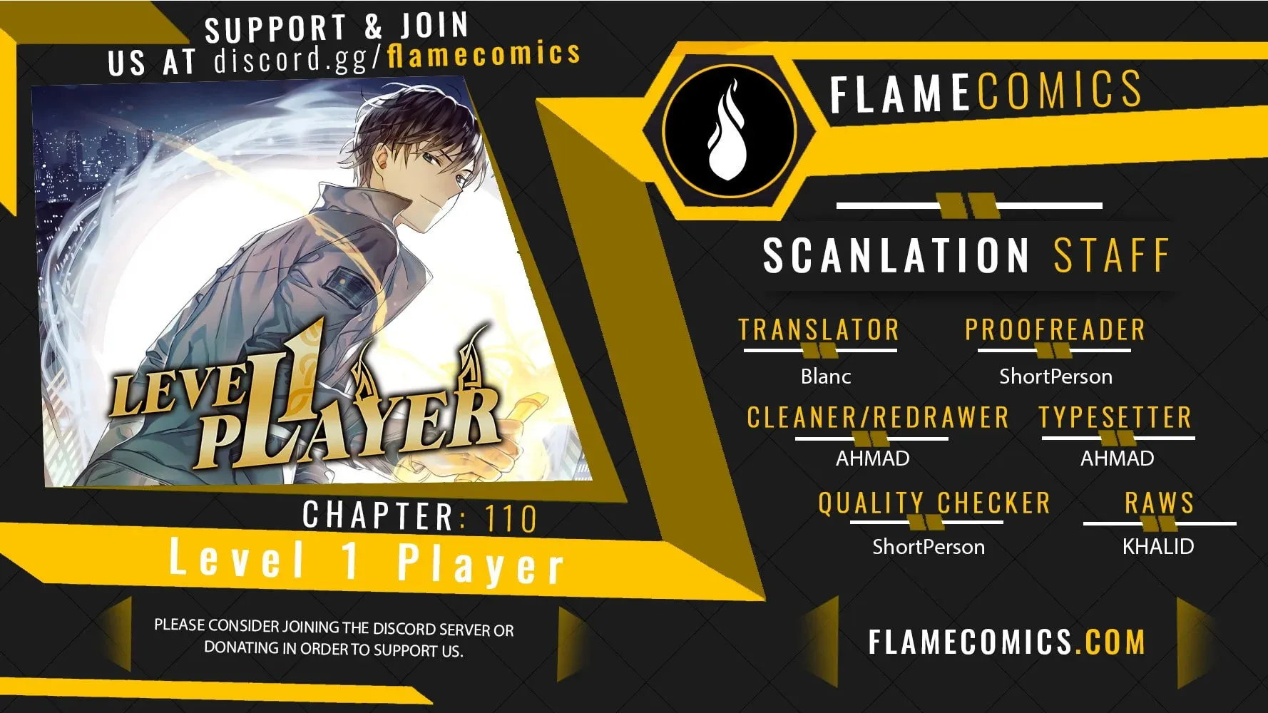 Level 1 Player Chapter 110 page 1 - 