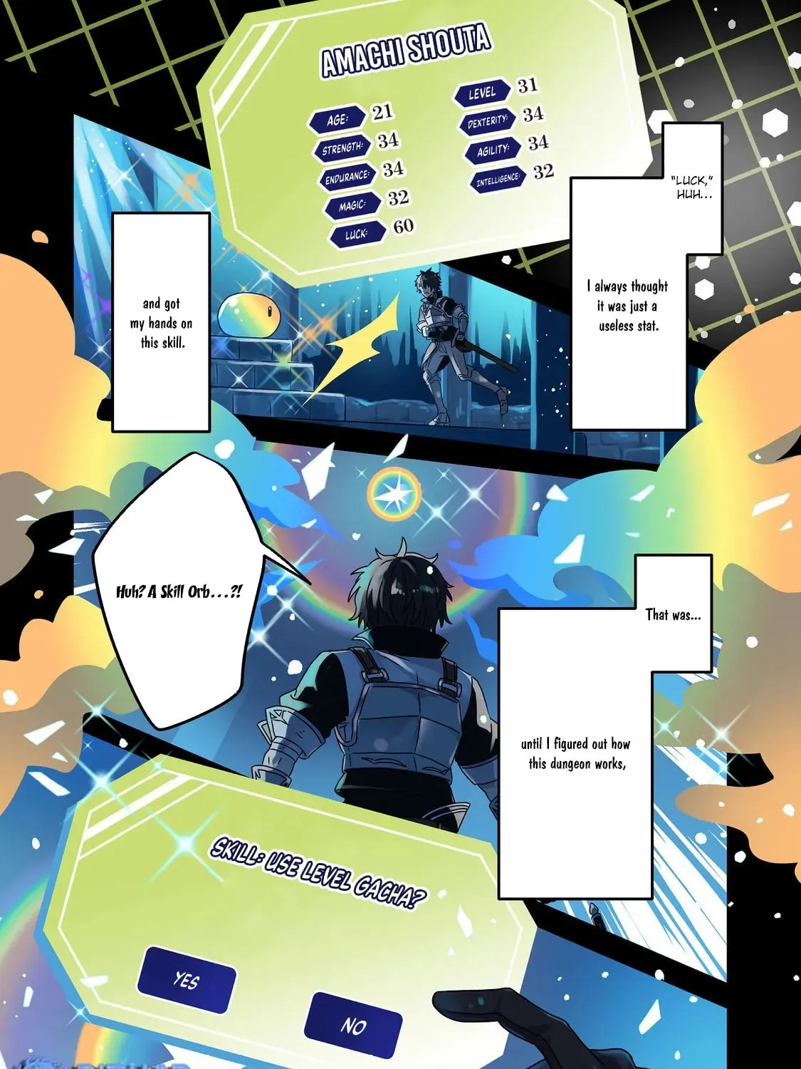Level Gacha: Hazure Status "Un" ga Kekkyoku Ichiban Juuyoudatta Ken@COMIC Chapter 1 page 3 - 