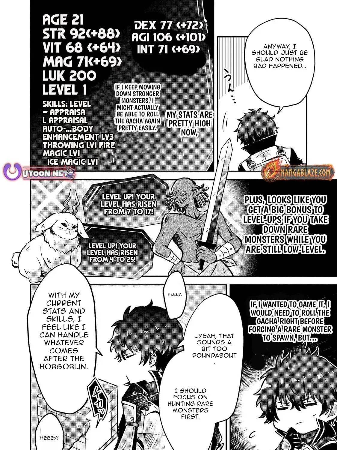 Level Gacha: Hazure Status "Un" ga Kekkyoku Ichiban Juuyoudatta Ken@COMIC Chapter 11 page 40 - 