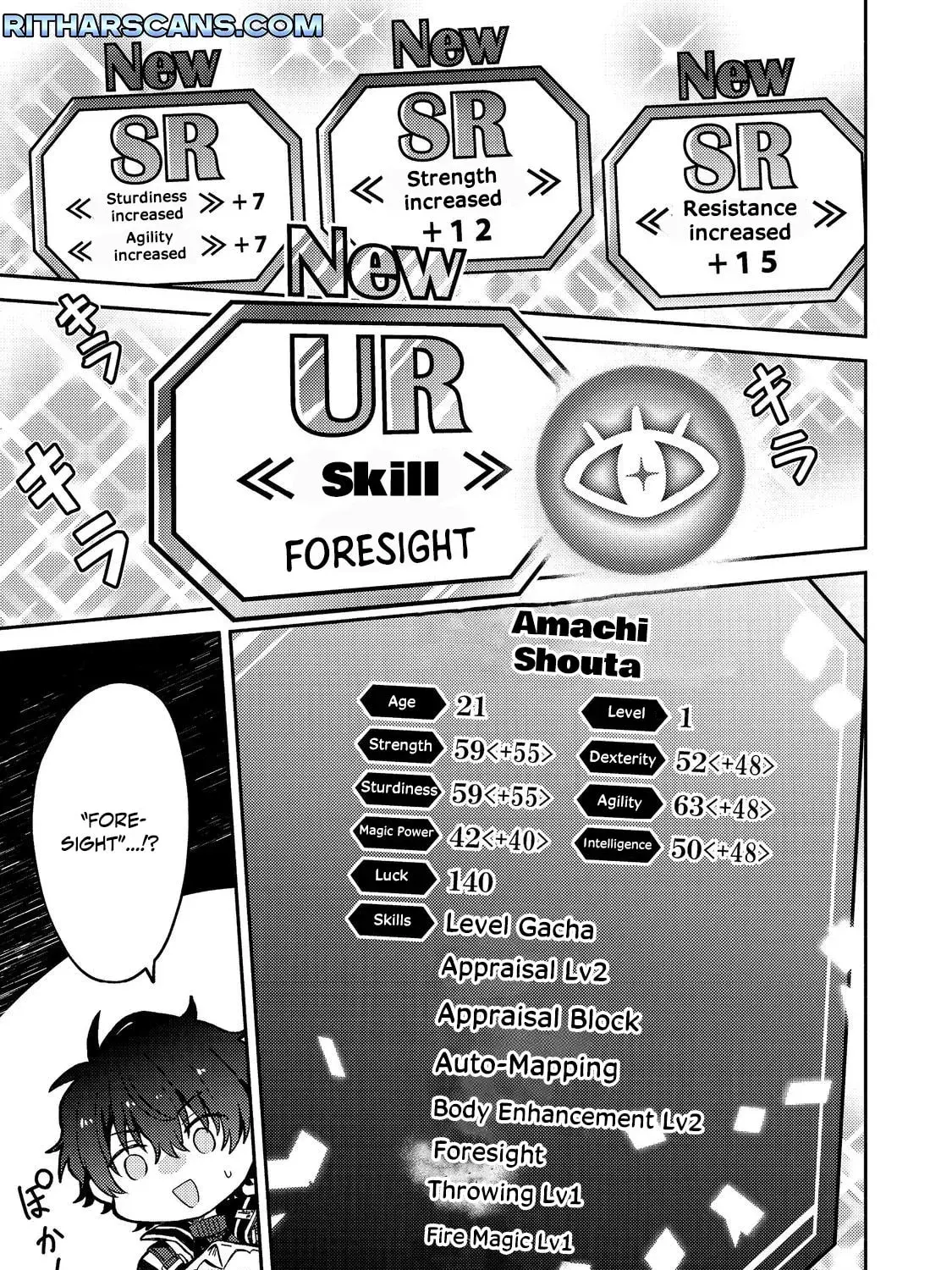 Level Gacha: Hazure Status "Un" ga Kekkyoku Ichiban Juuyoudatta Ken@COMIC Chapter 9 page 35 - 
