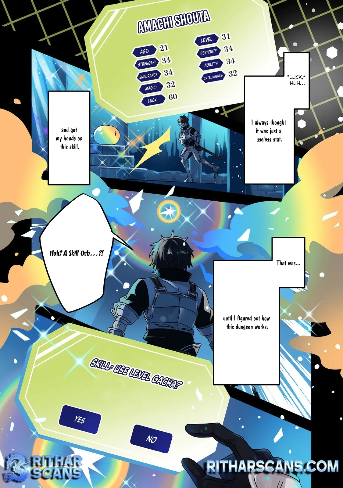 Level Gacha: It Turns Out the Dump Stat "Luck" is the Most Important Chapter 1 page 2 - 
