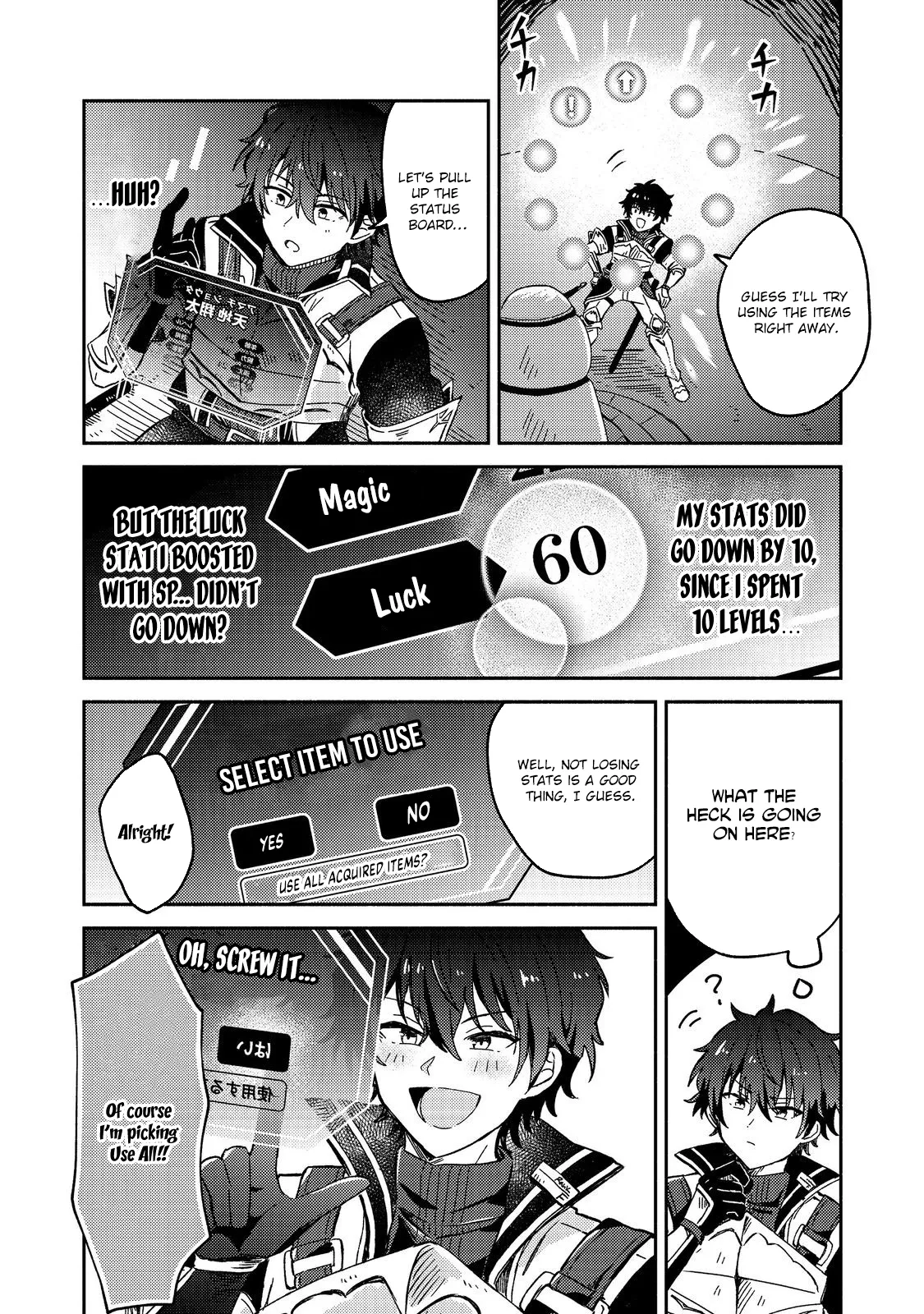 Level Gacha: It Turns Out the Dump Stat "Luck" is the Most Important Chapter 1 page 45 - 