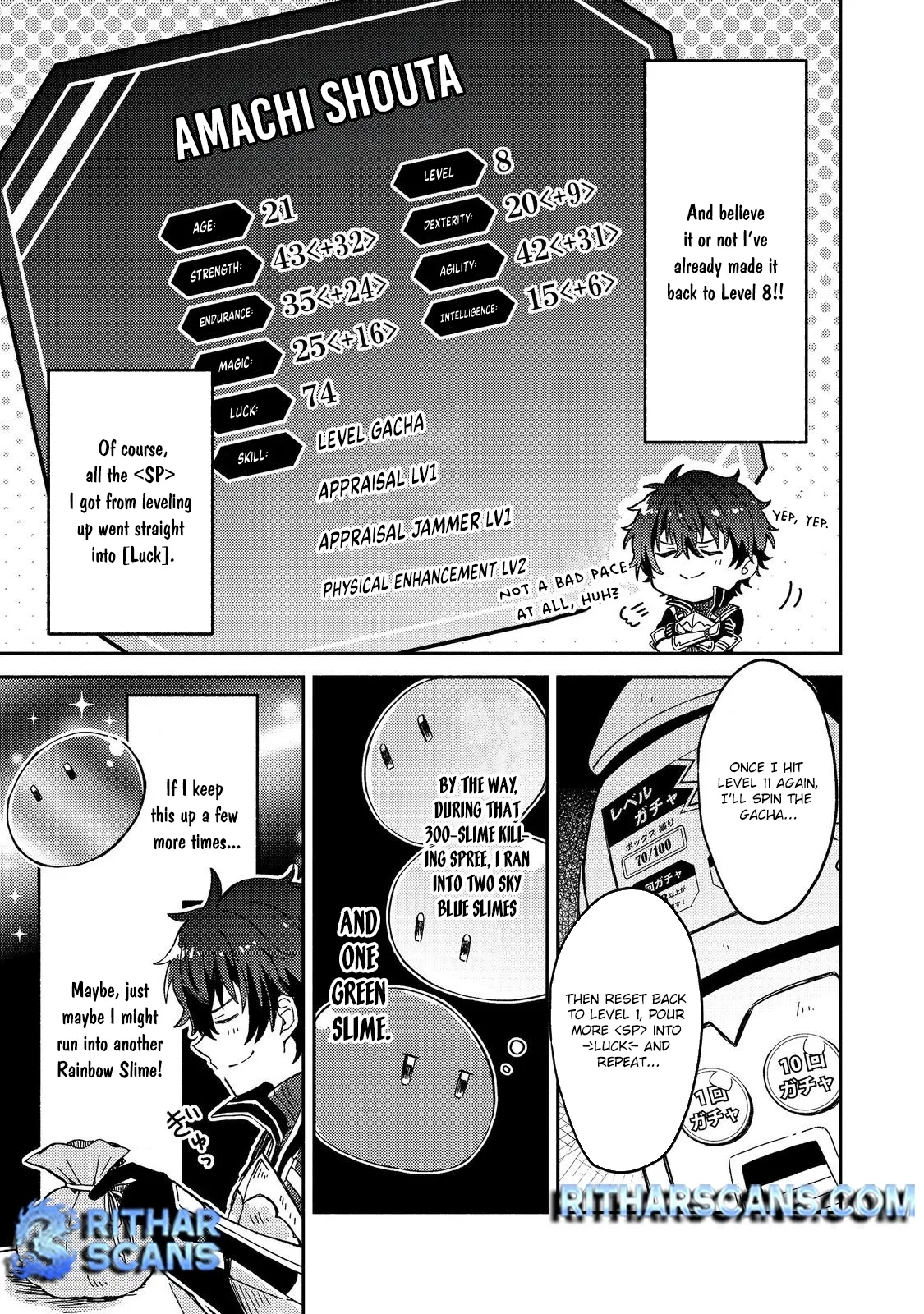 Level Gacha: It Turns Out the Dump Stat "Luck" is the Most Important Chapter 1 page 54 - 