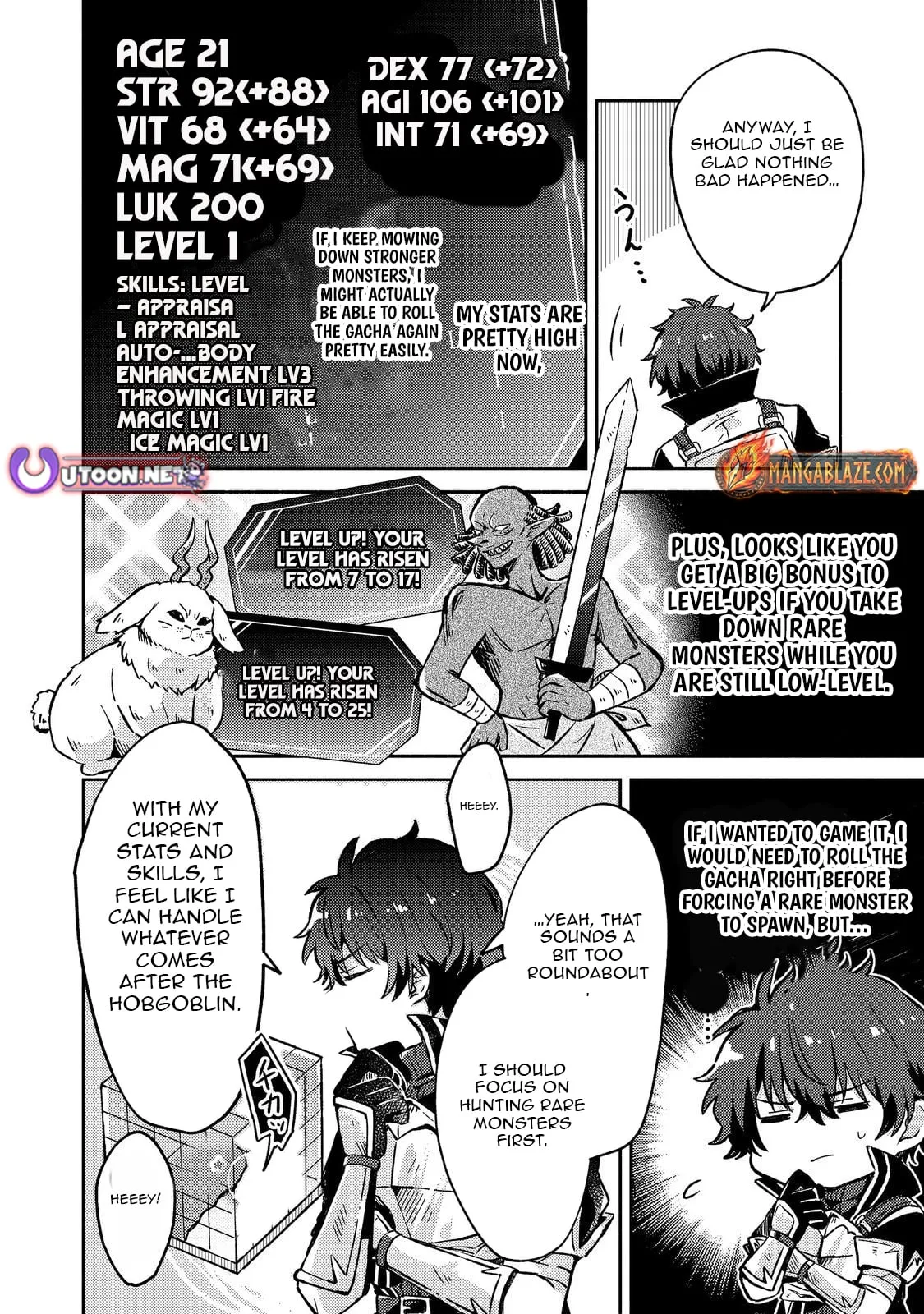 Level Gacha: It Turns Out the Dump Stat "Luck" is the Most Important Chapter 11 page 21 - 