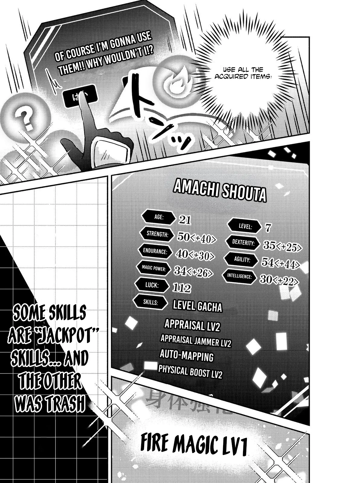 Level Gacha: It Turns Out the Dump Stat "Luck" is the Most Important Chapter 3 page 16 - 