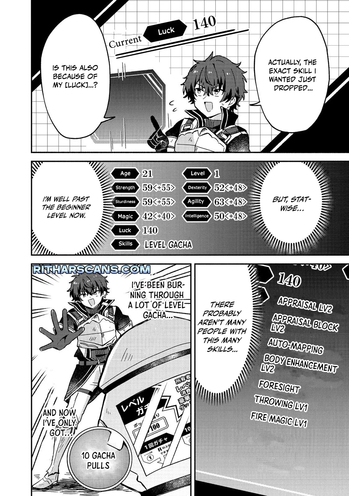 Level Gacha: It Turns Out the Dump Stat "Luck" is the Most Important Chapter 9 page 21 - 