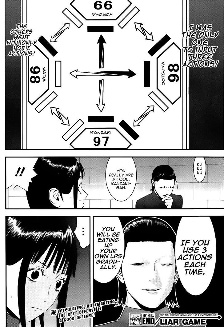 Liar Game Chapter 185 page 18 - 