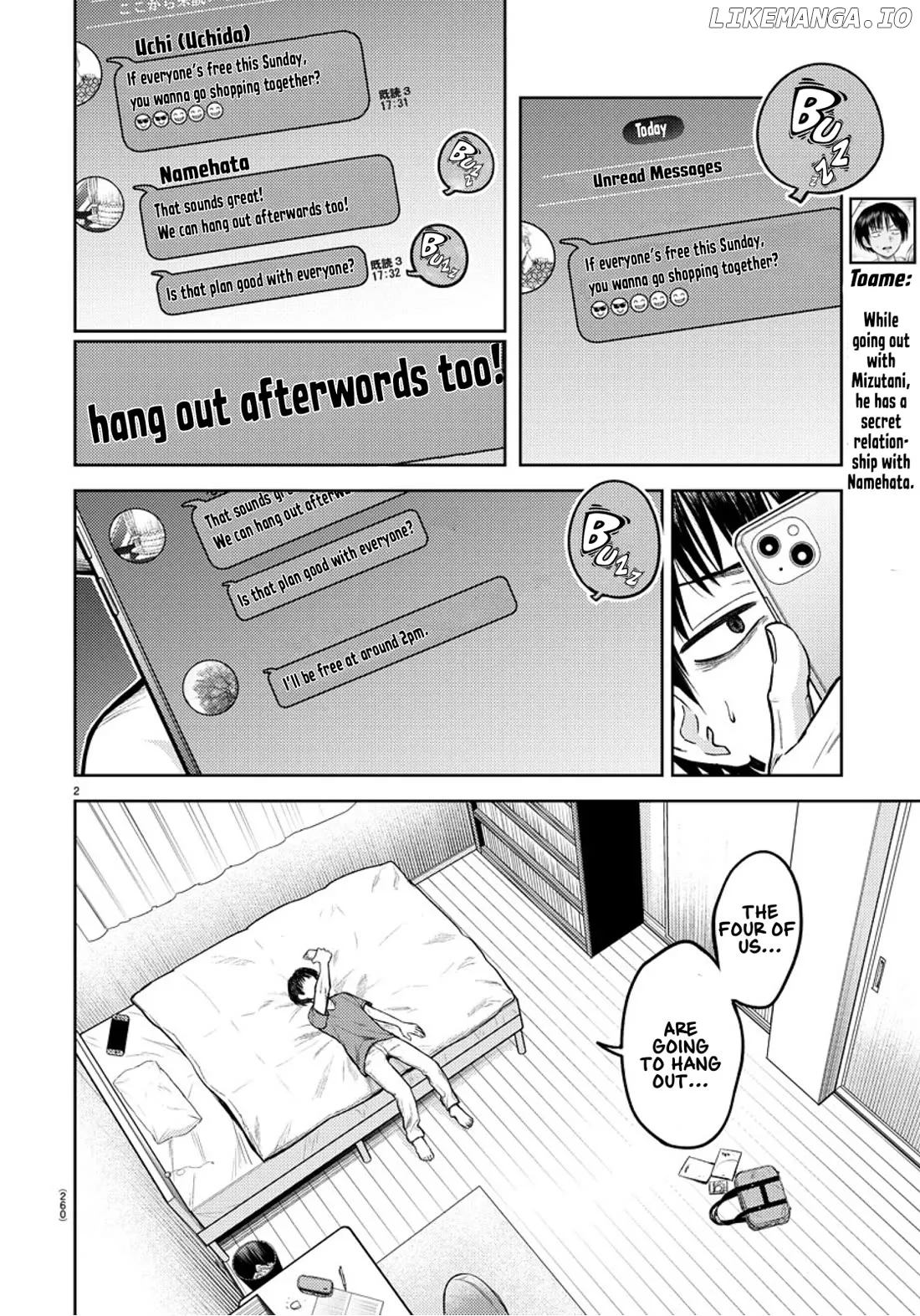Lick.  Manga Chapter 5 page 2 - 