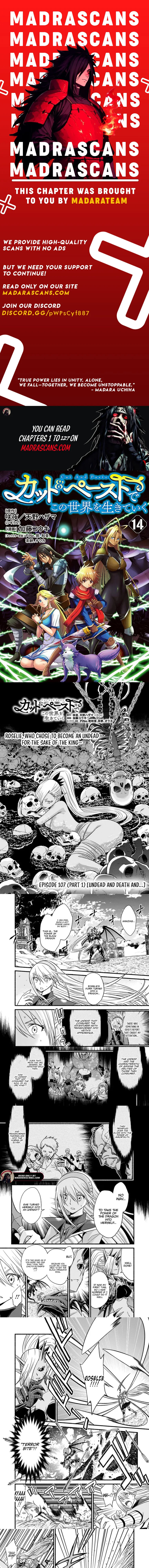 Living in This World With Cut & Paste Chapter 107.1 page 1 - 