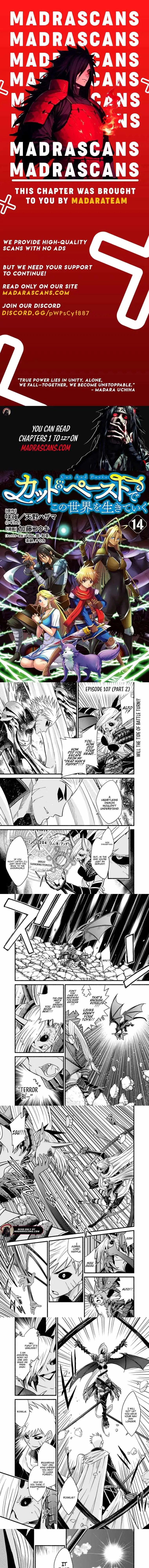 Living in This World With Cut & Paste Chapter 107 page 1 - 