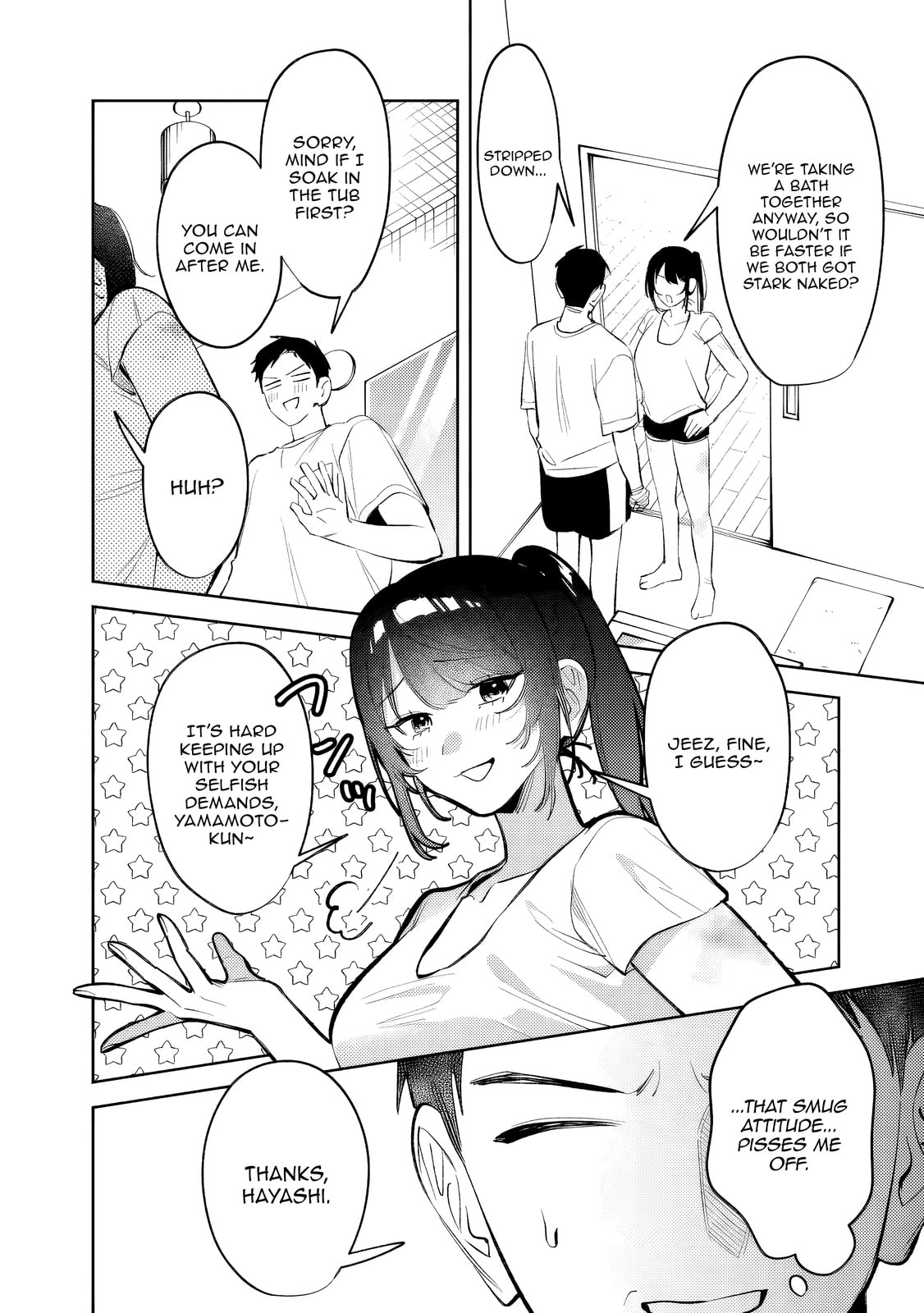 Living together with the queen from my high school days who was arrogant, surprisingly isn