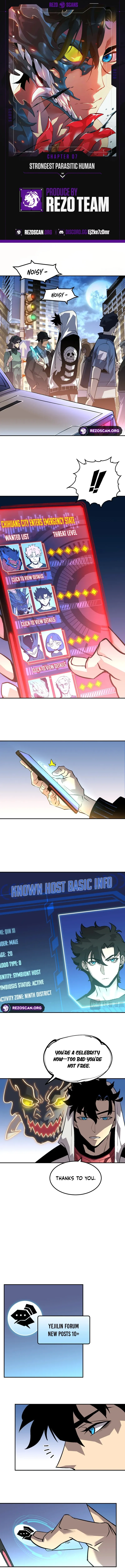 Living with an Aberrant Lifeform in My Body Chapter 7 page 1 - 