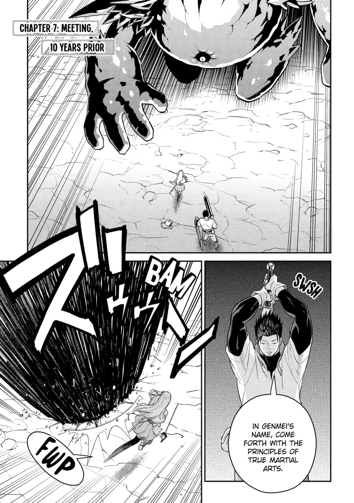 Local Farmer Kills Dragon, Outs Himself as The Strongest in the Land Chapter 7 page 1 - 