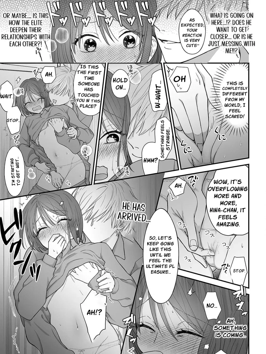 Locker no naka wa Sounyuuchuu!? Danshi Kouishitsu ni Torinokosareta doji JK wo osou Ichigun Ikemen to no Micchaku Chapter 1 page 36 - 