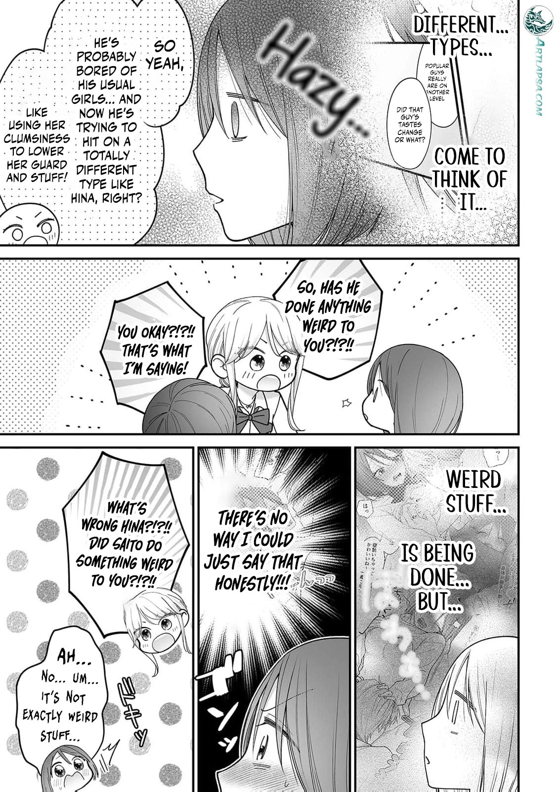 Locker no naka wa Sounyuuchuu!? Danshi Kouishitsu ni Torinokosareta doji JK wo osou Ichigun Ikemen to no Micchaku Chapter 10 page 6 - 