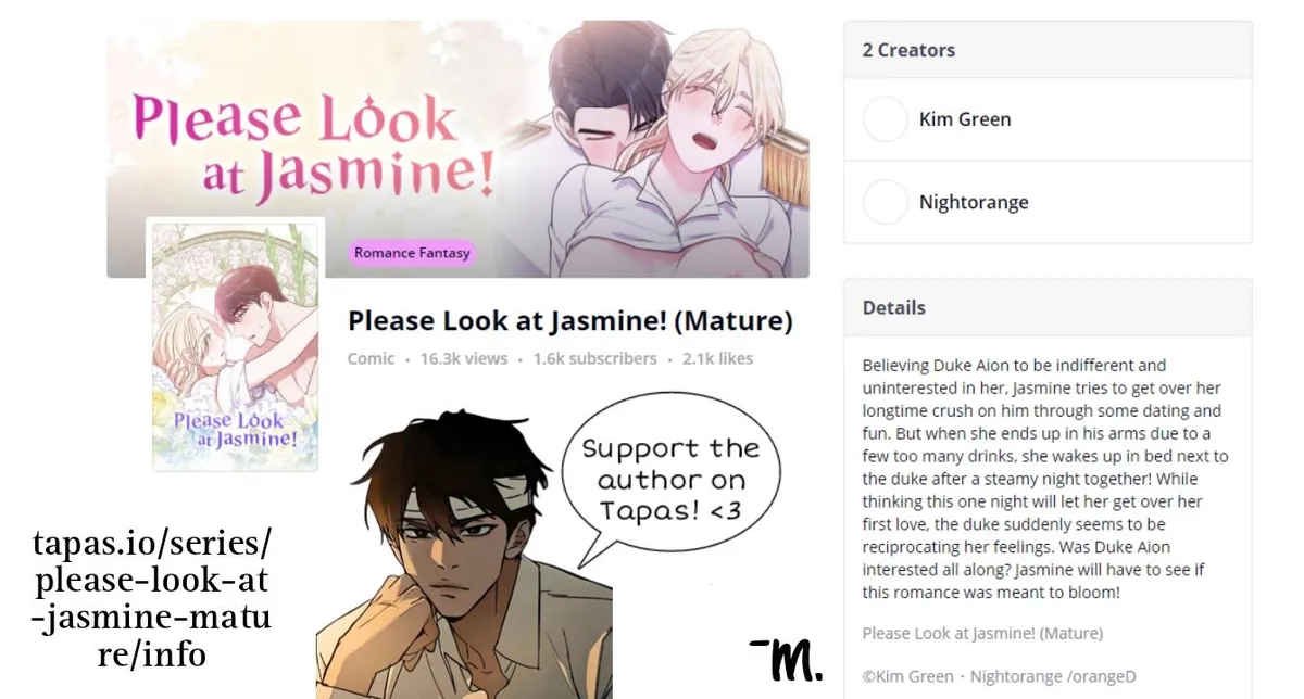 Look at jasmine Chapter 0 page 61 - 