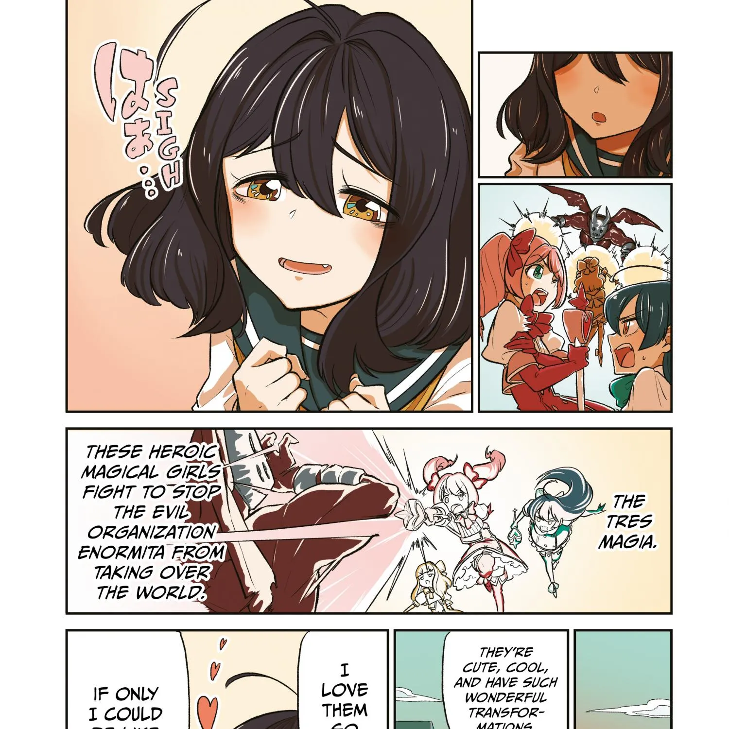Looking up to Magical Girls Chapter 1.2 page 10 - 