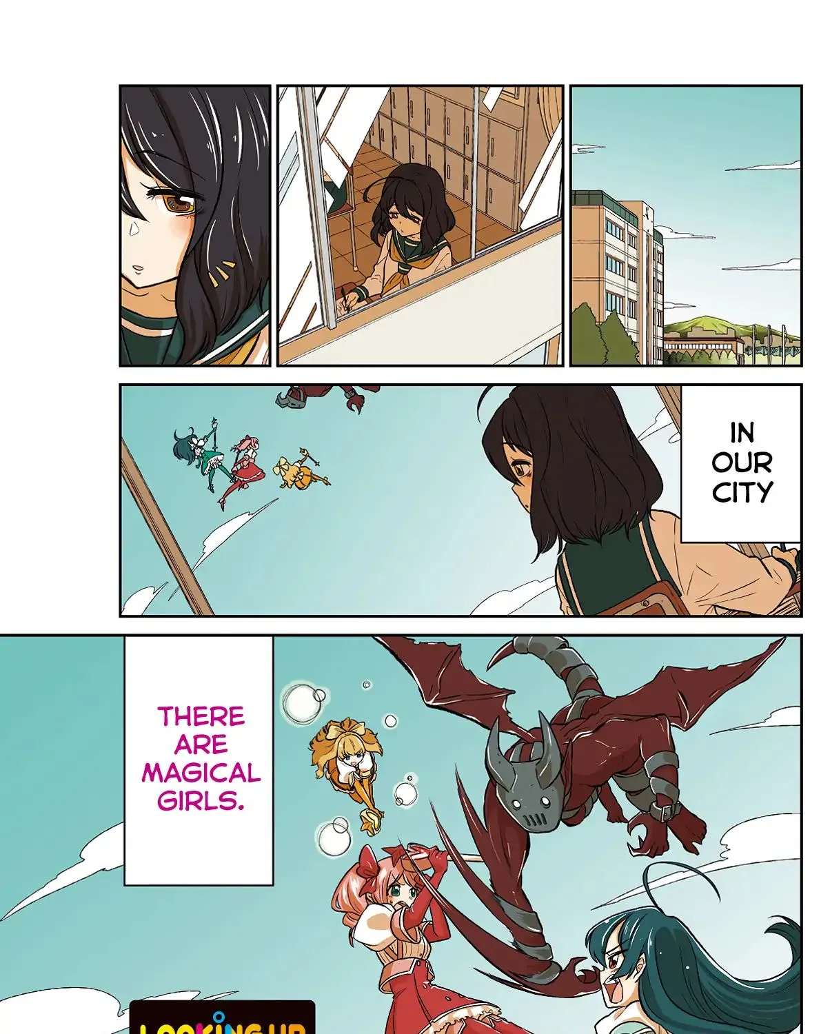 Looking up to Magical Girls Chapter 1 page 4 - 