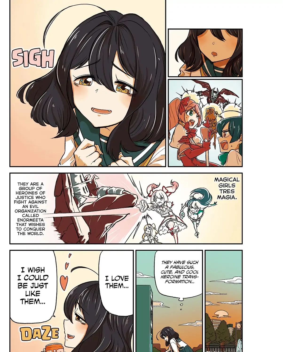 Looking up to Magical Girls Chapter 1 page 6 - 