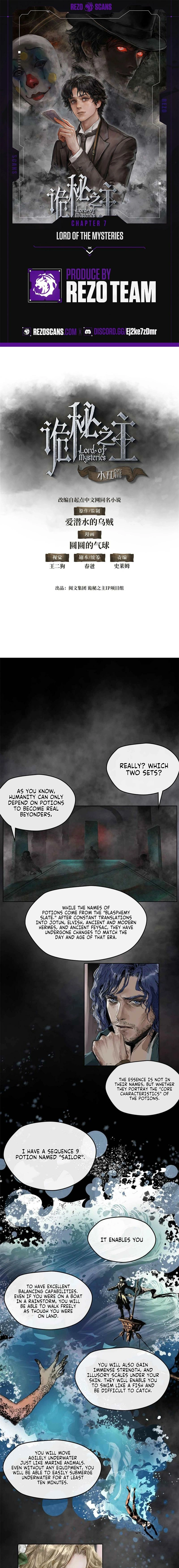 Lord of Mysteries Chapter 7 page 1 - 