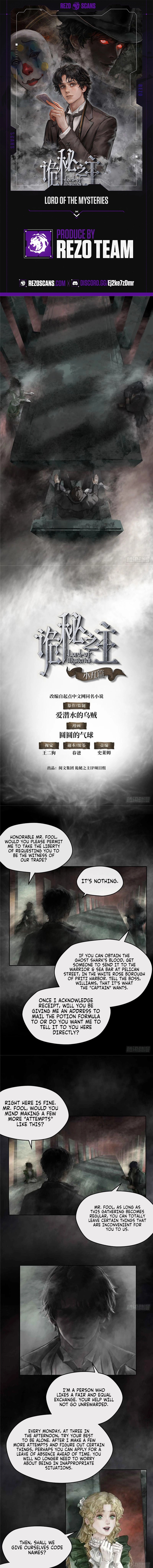 Lord of Mysteries Chapter 8 page 1 - 