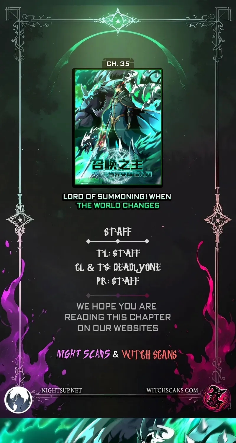 Lord of Summons! Sudden Mutation Chapter 35 page 1 - 