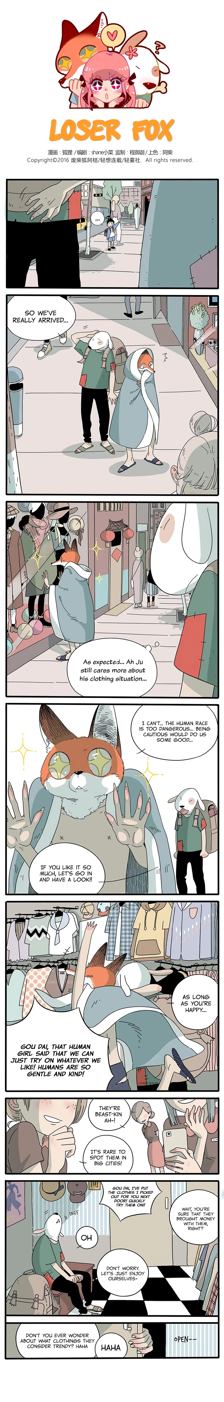 Loser Fox Chapter 2 page 1 - 