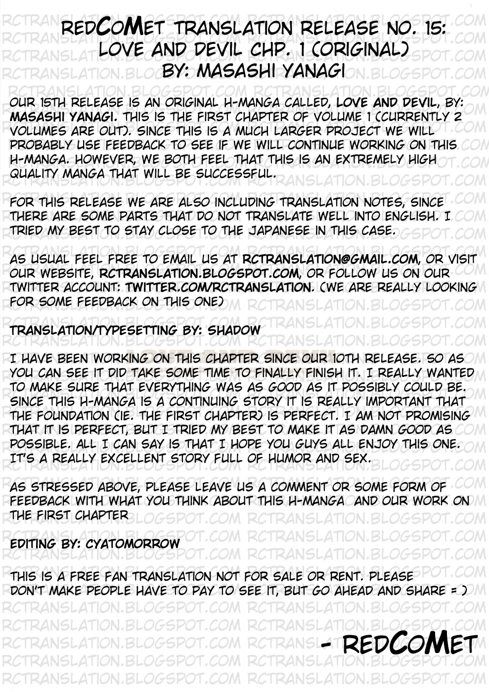 Love and Devil Chapter 1 page 4 - 