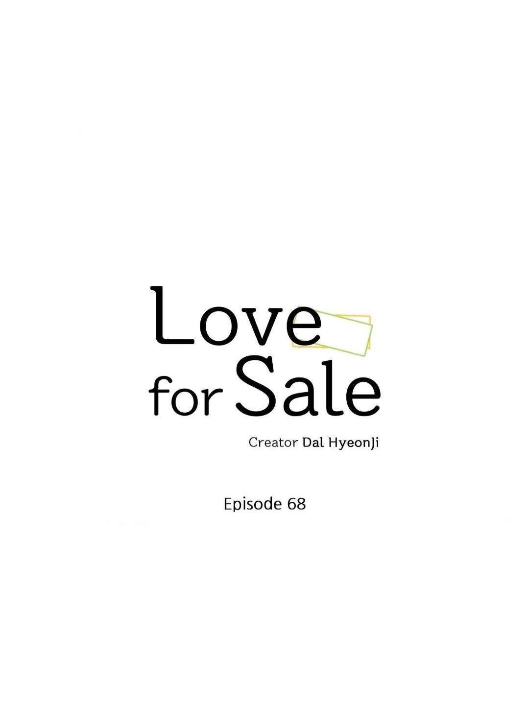 Love for Sale Chapter 68 page 1 - 
