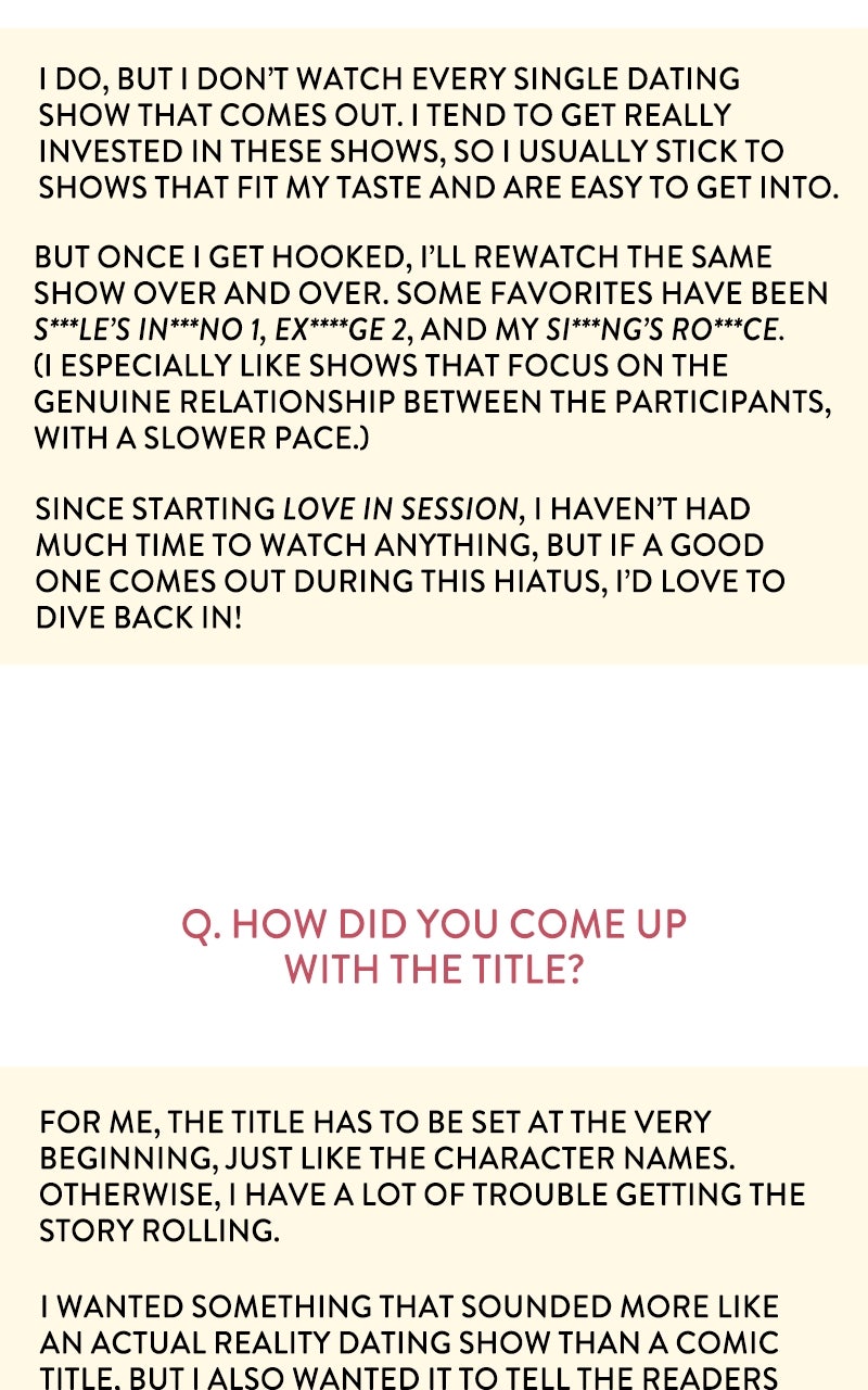 Love in Session Season 1 Afterword page 38 - 