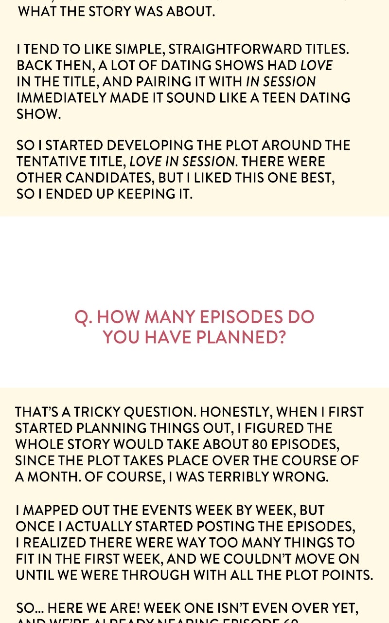 Love in Session Season 1 Afterword page 39 - 